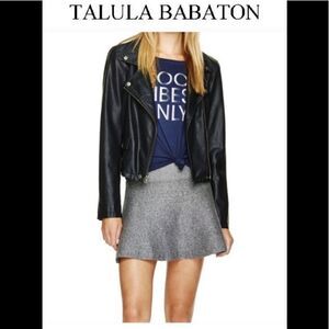 Aritzia Talula Vanderbilt Heathered gray skater circle Skirt Sz S